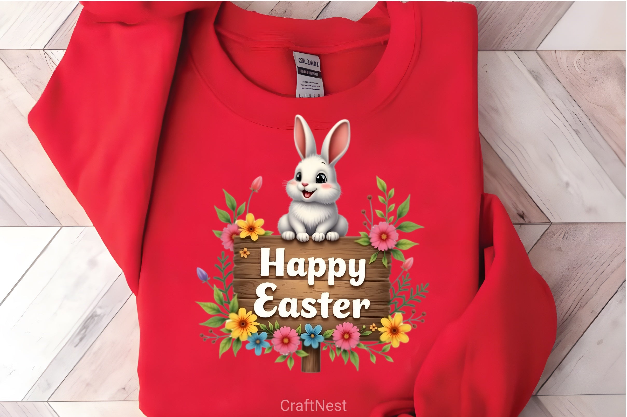 Cute Easter Rabbit Clipart Bundle - CraftNest - Digital Crafting and Art