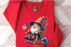 Memorial Day Gnomes Clipart Bundle 4 - CraftNest - Digital Crafting and Art