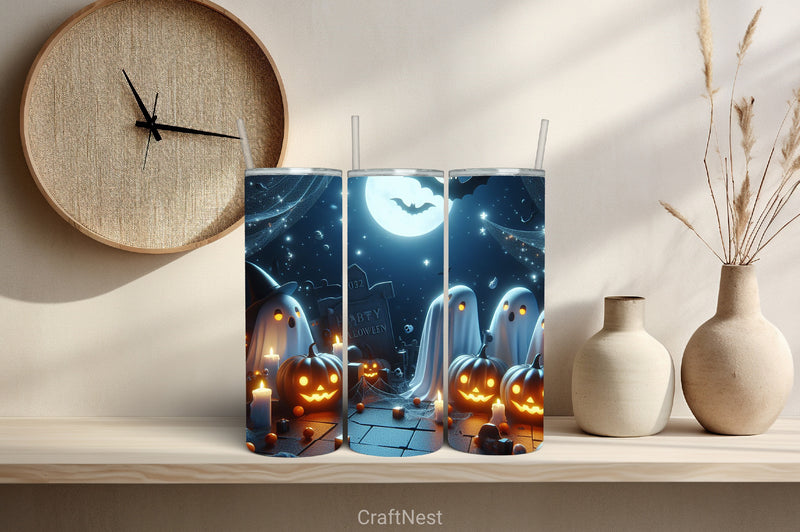 Halloween Tumbler Wrap Bundle 8 - CraftNest - Digital Crafting and Art