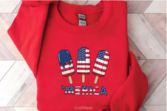 Fourth of July Ice Cream Shirt Clipart Bundle 3 - CraftNest - Digital Crafting and Art