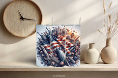 4th of July Tumbler Wrap Bundle 149 - CraftNest - Digital Crafting and Art