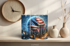 4th of July Tumbler Wrap Bundle 132 - CraftNest - Digital Crafting and Art
