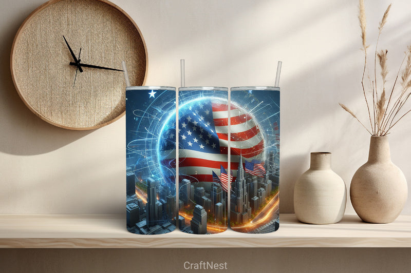 4th of July Tumbler Wrap Bundle 132 - CraftNest - Digital Crafting and Art