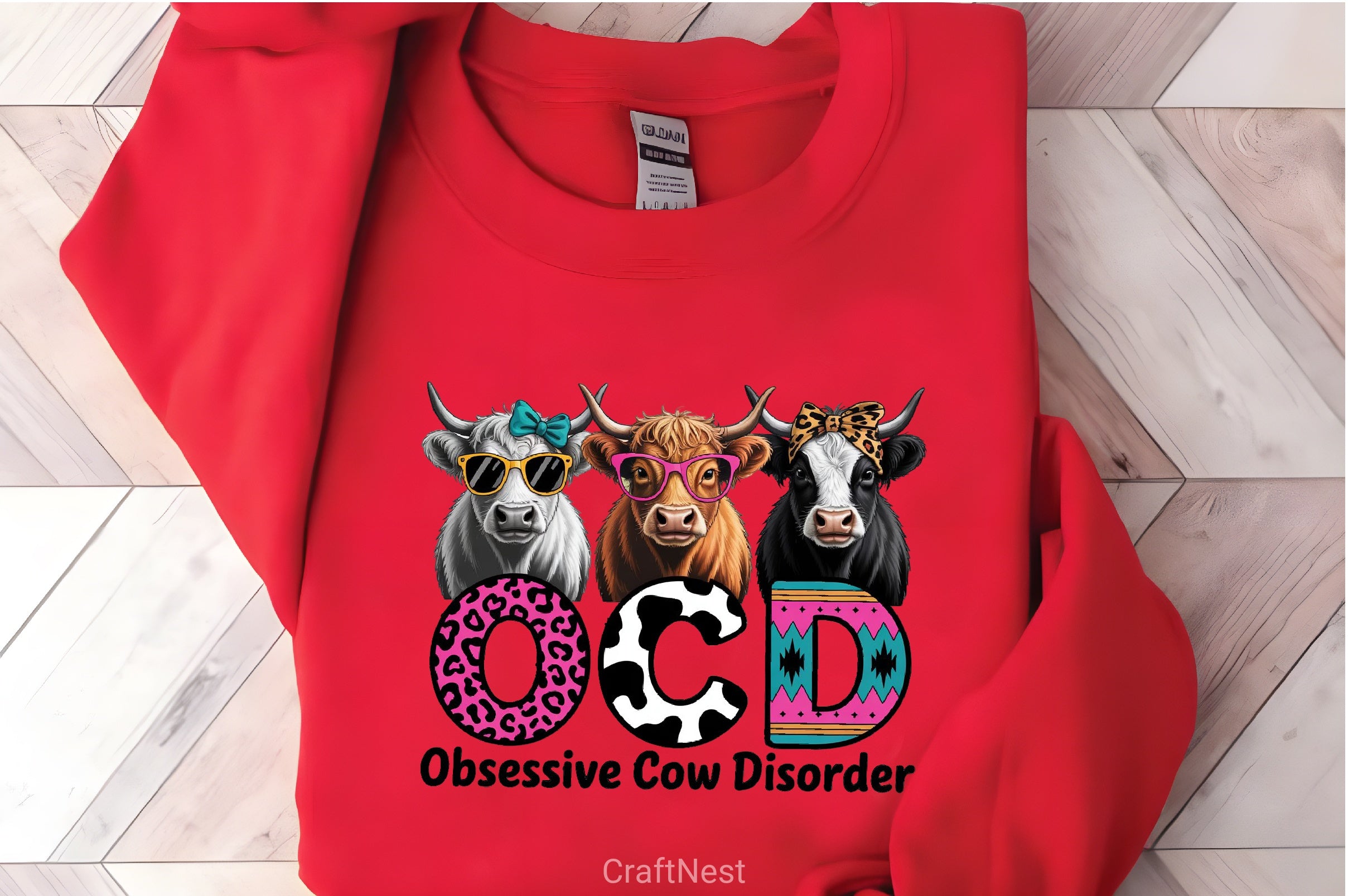 Funny Highland Cows T Shirt Clipart Bundle - CraftNest - Digital Crafting and Art