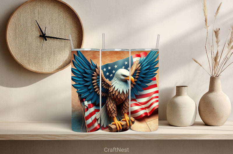 4th of July Tumbler Wrap Bundle142 - CraftNest - Digital Crafting and Art