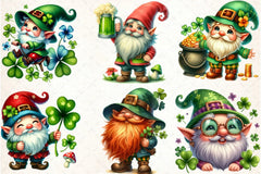 St. Patrick's Day Gnome Clipart Bundle - CraftNest - Digital Crafting and Art