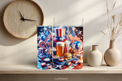 4th of July Tumbler Wrap Bundle 38 - CraftNest - Digital Crafting and Art