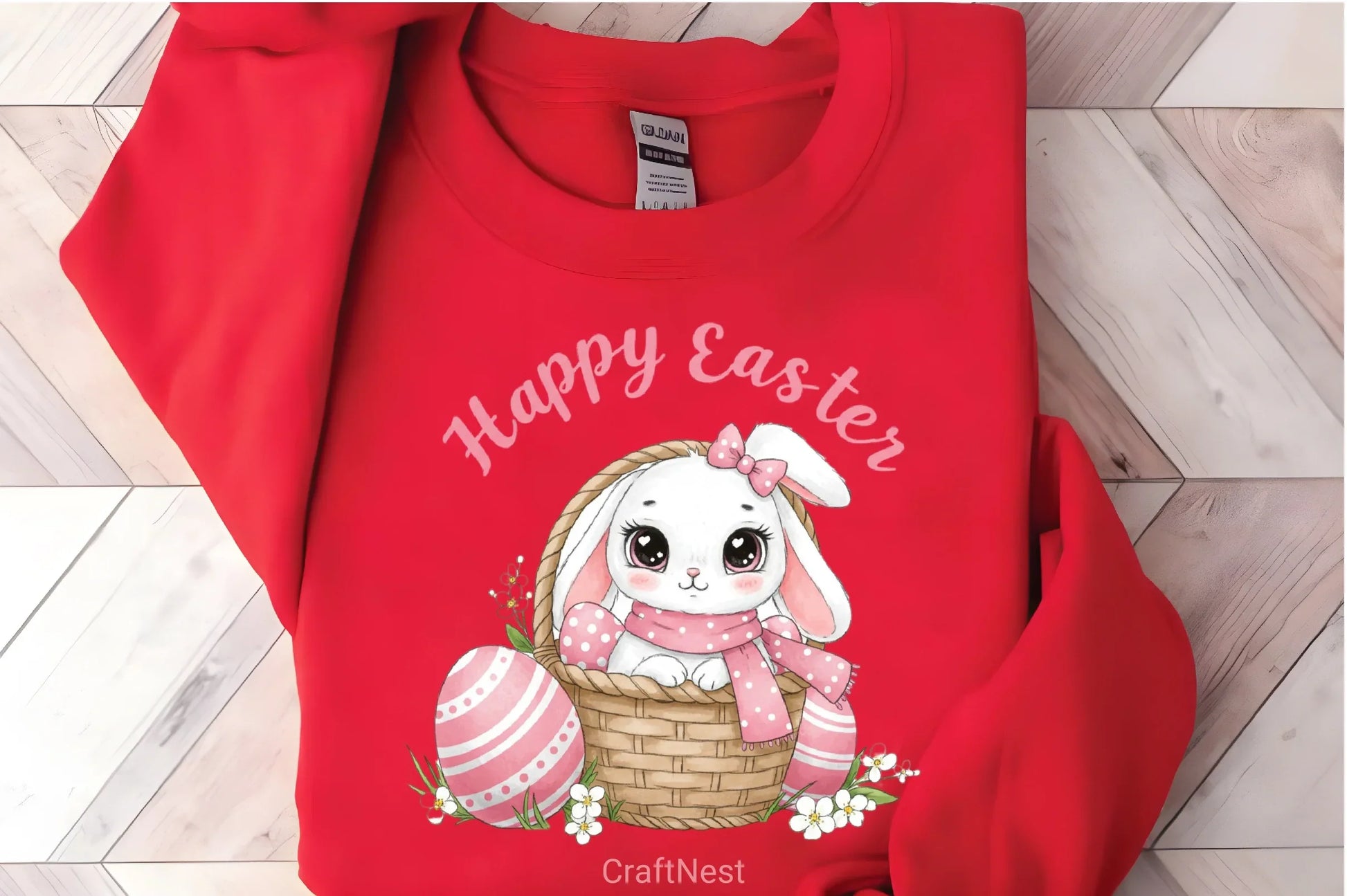 Happy Easter Rabbit Clipart Bundle 4 - CraftNest - Digital Crafting and Art