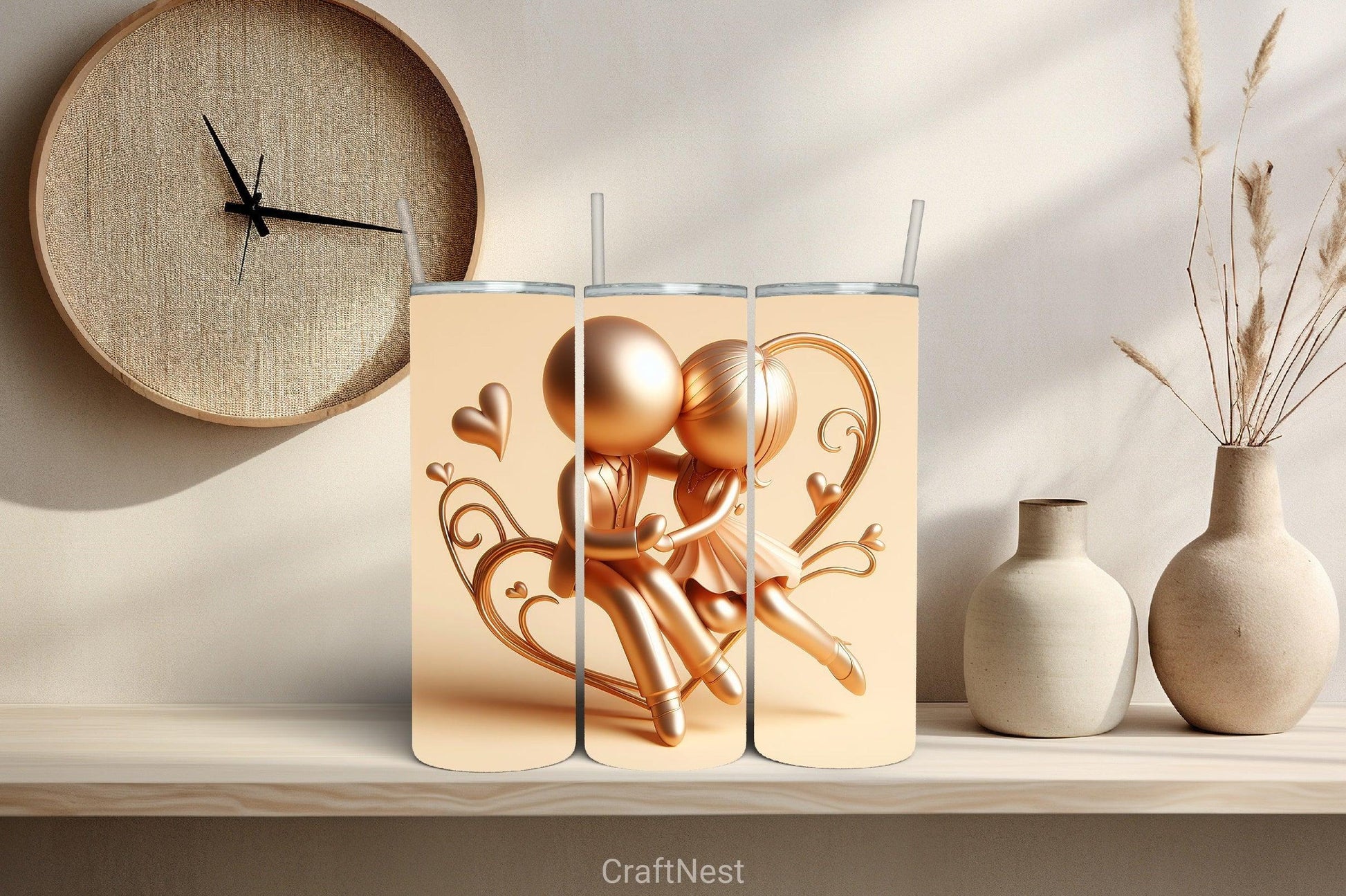 Valentine Tumbler Wrap Bundle 91 - CraftNest - Digital Crafting and Art