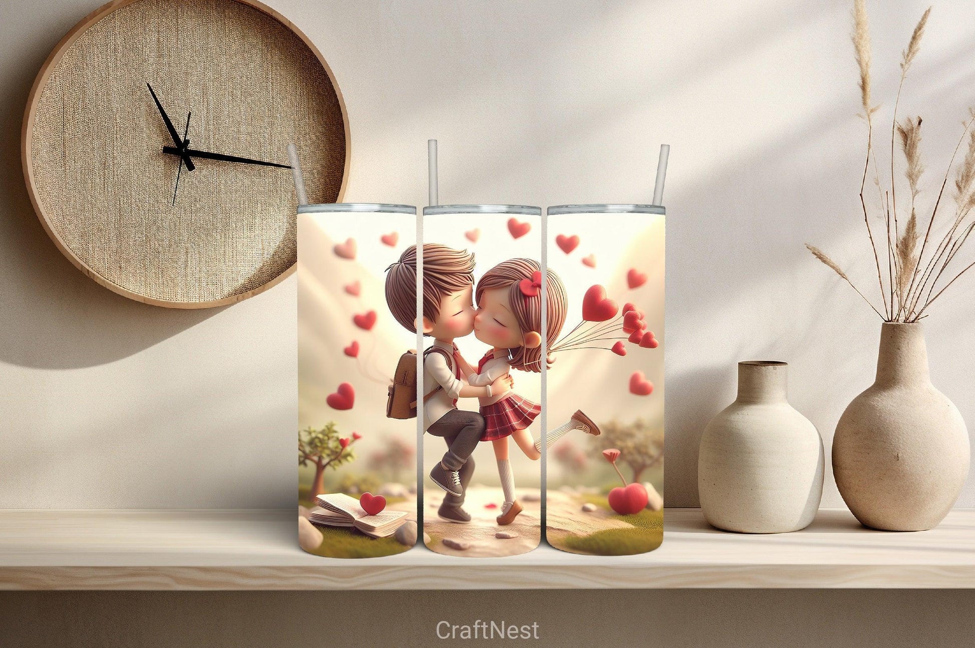 Valentine Tumbler Wrap Bundle 44 - CraftNest - Digital Crafting and Art