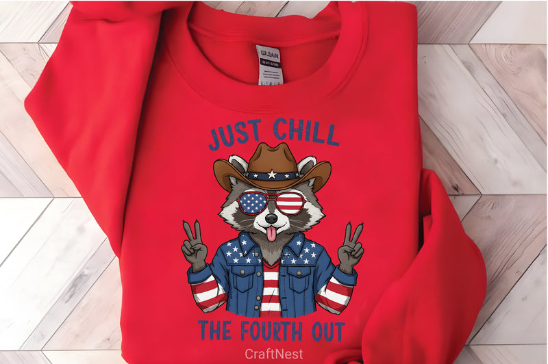 Funny Raccoon 4th of July Clipart Bundle - CraftNest - Digital Crafting and Art