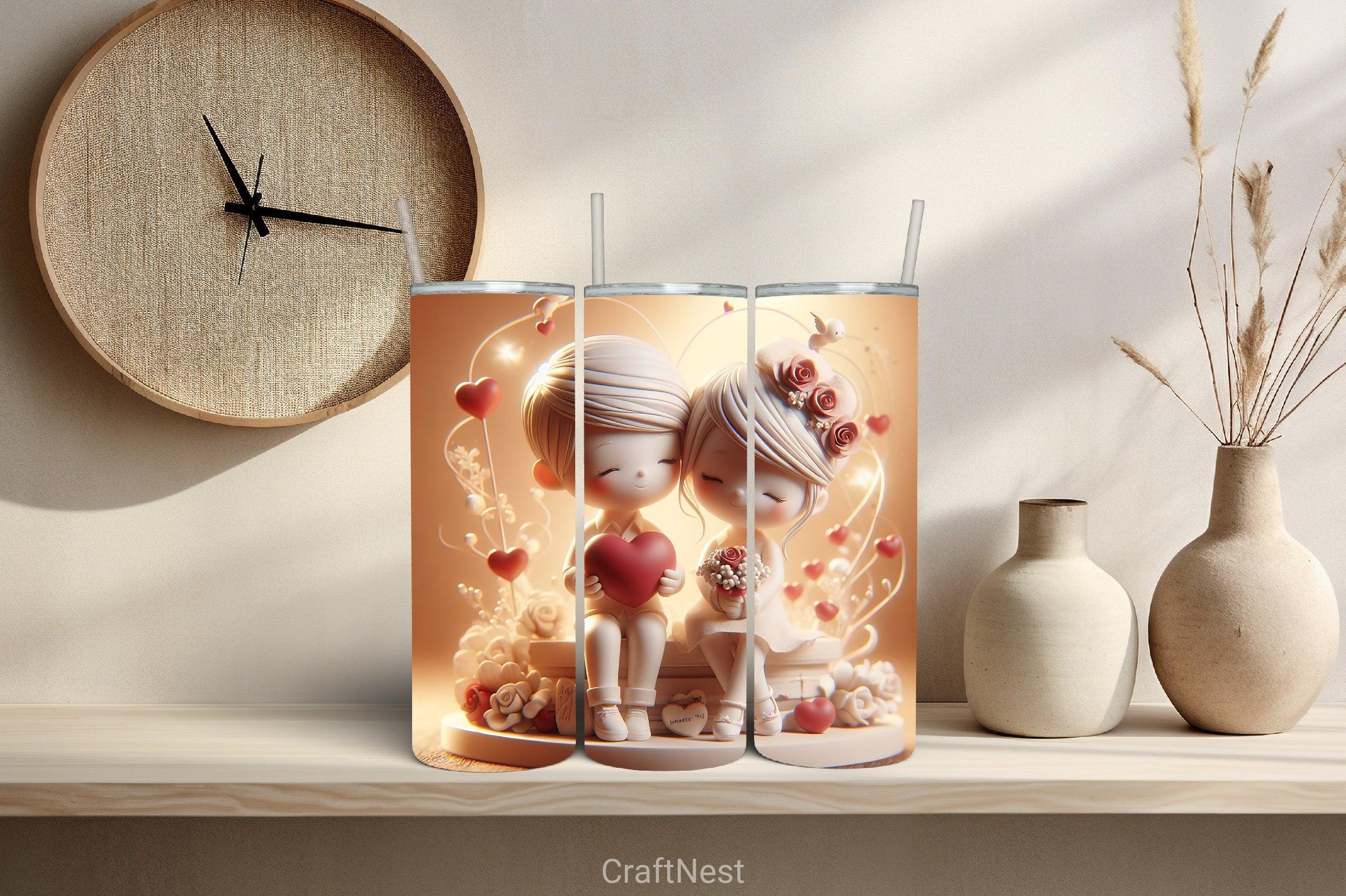 Valentine Tumbler Wrap Bundle 94 - CraftNest - Digital Crafting and Art