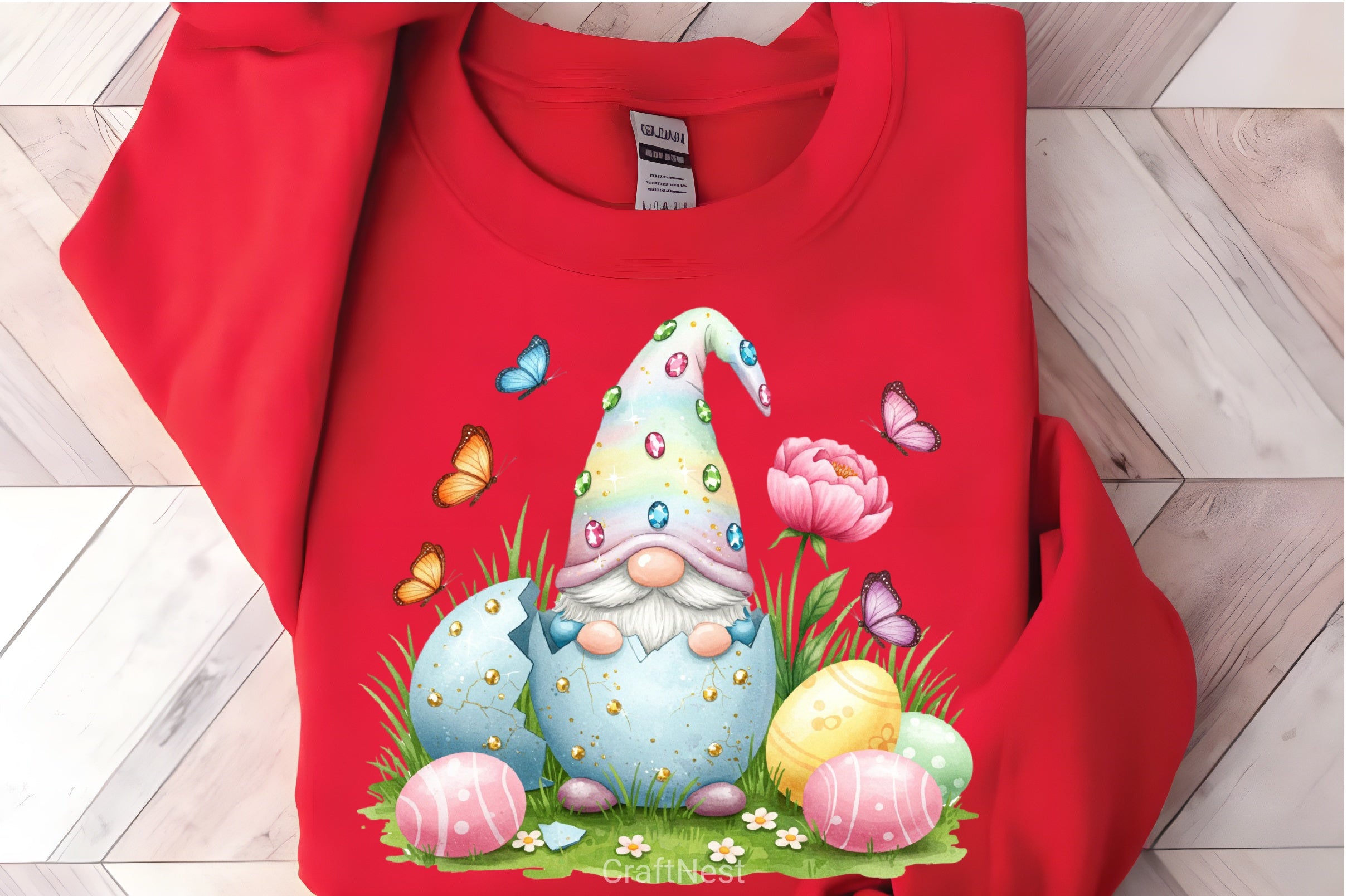 Easter Egg Gnome Clipart Bundle 1 - CraftNest - Digital Crafting and Art