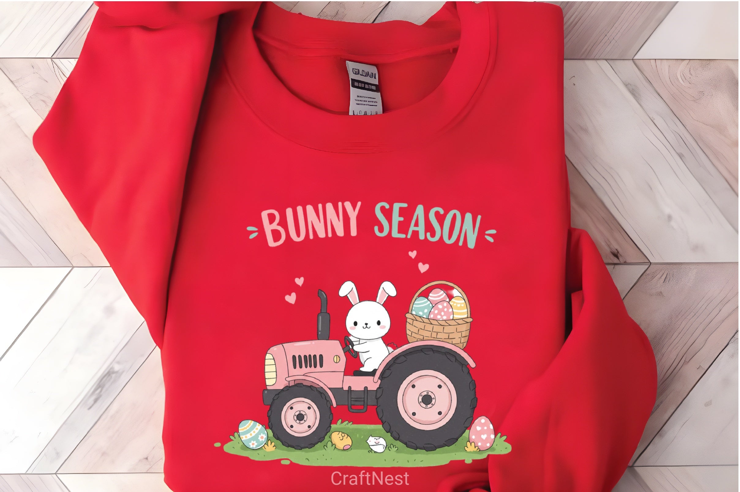 Easter Tractor Farm Clipart Bundle 3 - CraftNest - Digital Crafting and Art