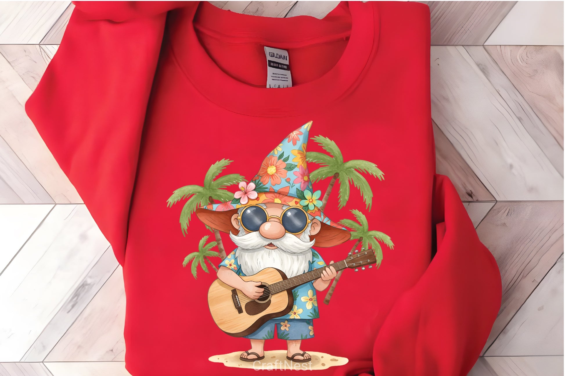 Island Tunes Summer Gnome Clipart Bundle 2 - CraftNest - Digital Crafting and Art