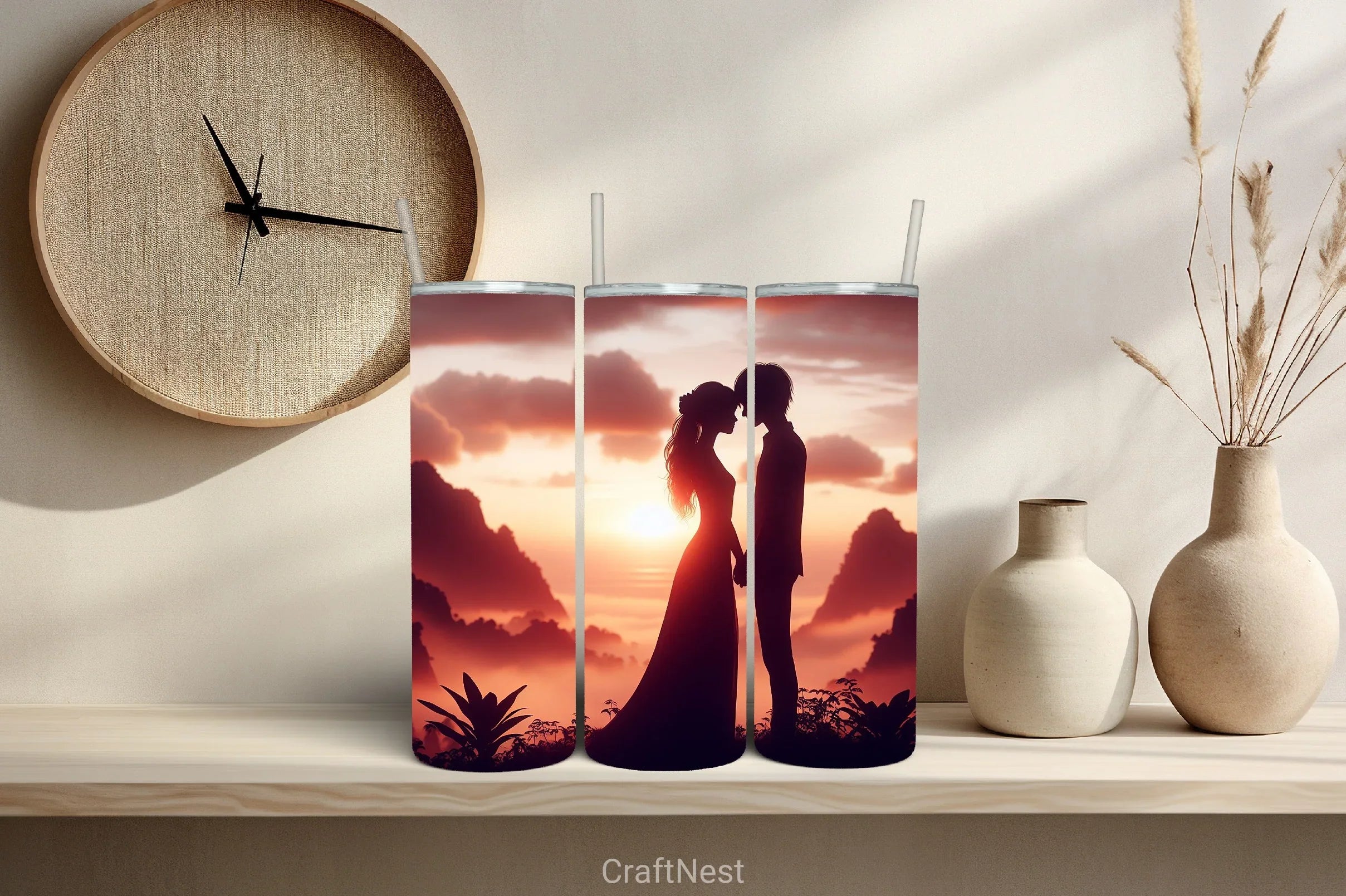 Valentine Tumbler Wrap Bundle 10 - CraftNest - Digital Crafting and Art