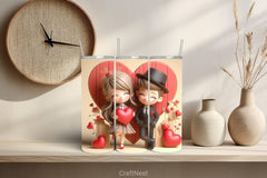 Valentine Tumbler Wrap Bundle 6 - CraftNest - Digital Crafting and Art