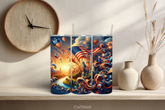4th of July Tumbler Wrap Bundle 133 - CraftNest - Digital Crafting and Art