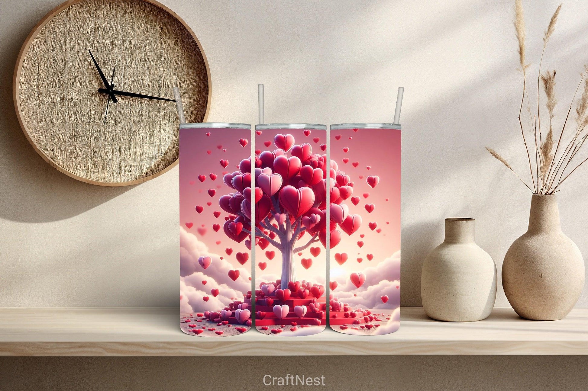 Valentine Tumbler Wrap Bundle 88 - CraftNest - Digital Crafting and Art