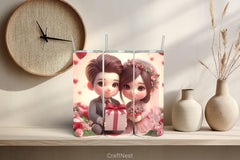Valentine Tumbler Wrap Bundle 40 - CraftNest - Digital Crafting and Art