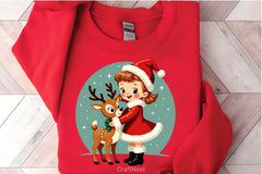 Vintage Christmas T-Shirt Clipart Bundle - CraftNest - Digital Crafting and Art