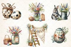 Country Farmhouse Easter Clipart Bundle 2 - CraftNest - Digital Crafting and Art