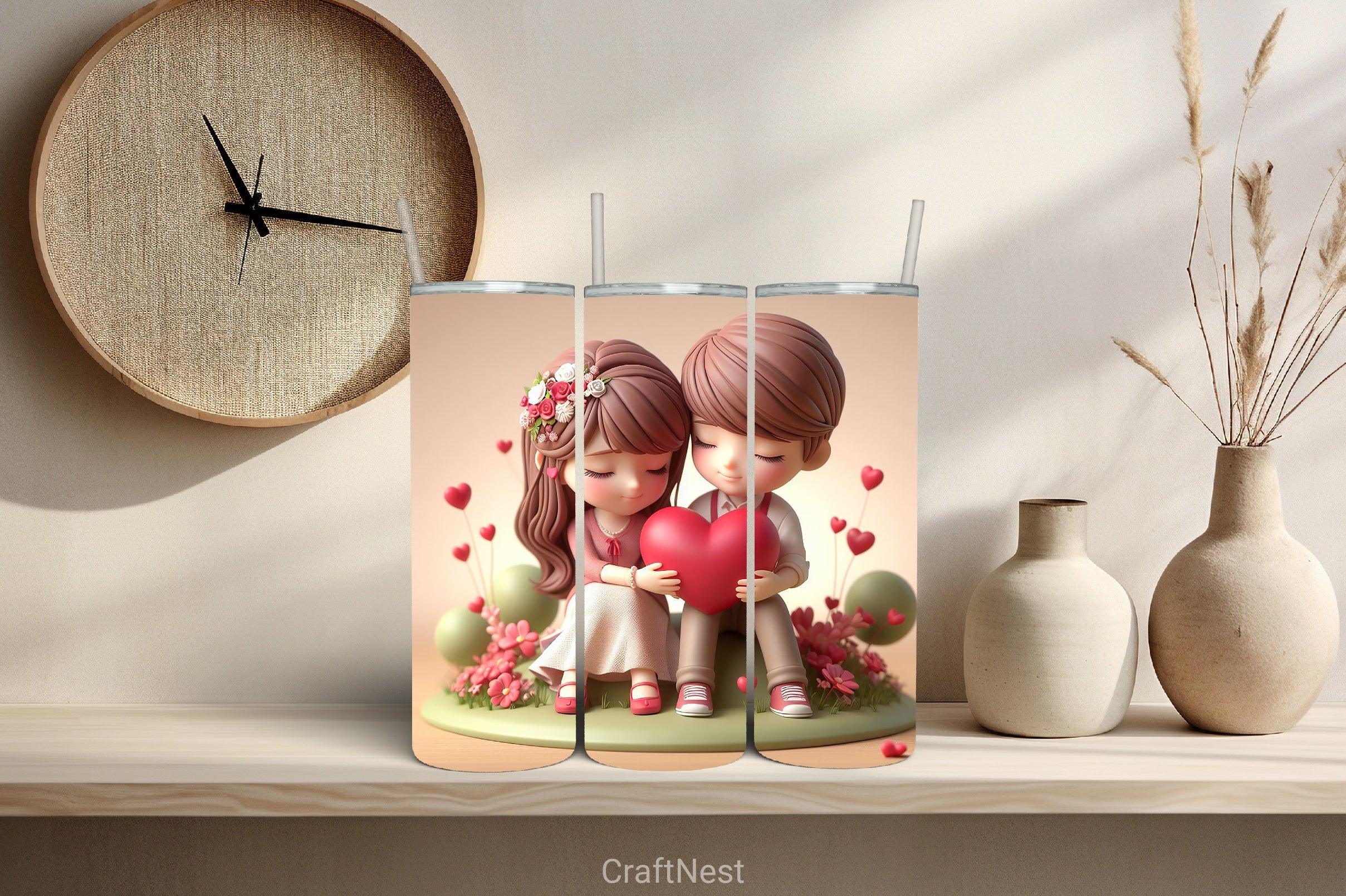 Valentine Tumbler Wrap Bundle 18 - CraftNest - Digital Crafting and Art