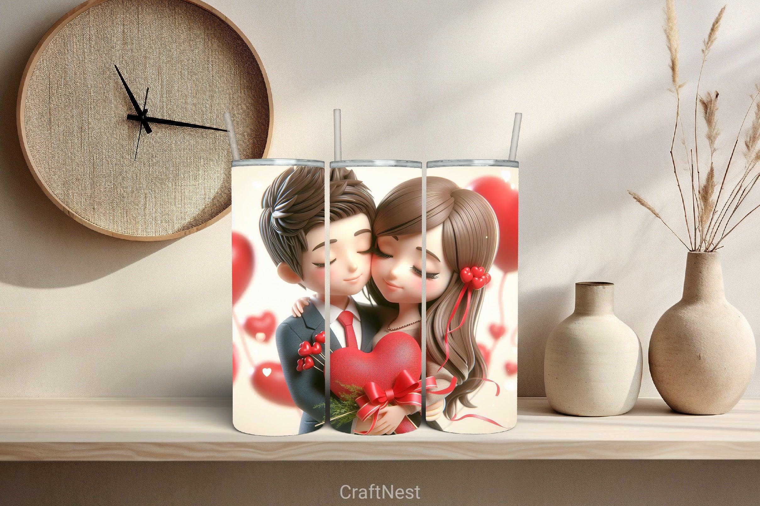 Valentine Tumbler Wrap Bundle 51 - CraftNest - Digital Crafting and Art