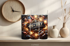 4th of July Tumbler Wrap Bundle 96 - CraftNest - Digital Crafting and Art