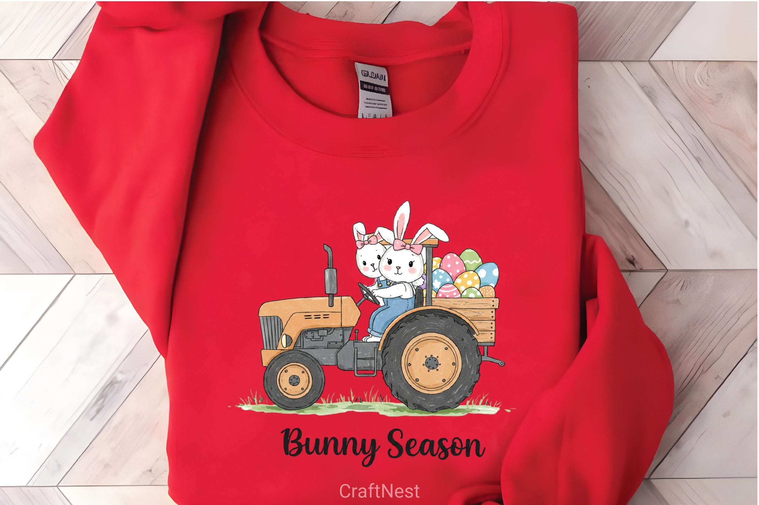 Easter Tractor Farm Clipart Bundle - CraftNest - Digital Crafting and Art