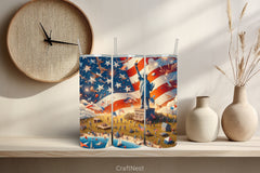 4th of July Tumbler Wrap Bundle 64 - CraftNest - Digital Crafting and Art