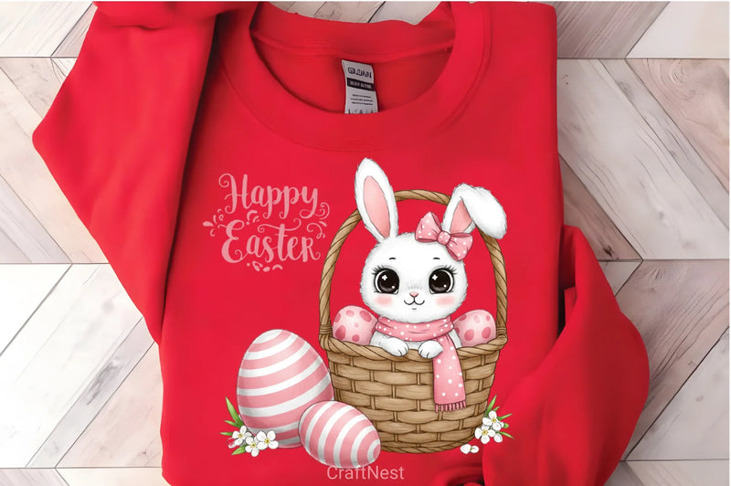 Happy Easter Rabbit Clipart Bundle 3 - CraftNest - Digital Crafting and Art