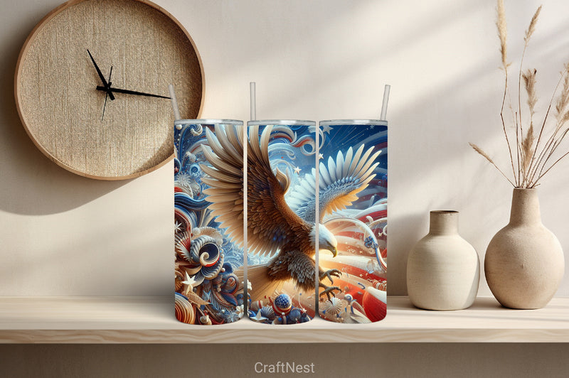 4th of July Tumbler Wrap Bundle 69 - CraftNest - Digital Crafting and Art