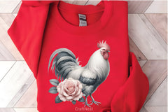 Vintage Spring Floral Chicken Clipart Bundle 2 - CraftNest - Digital Crafting and Art