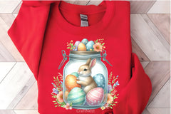 Cute Pink Easter Clipart Bundle 3 - CraftNest - Digital Crafting and Art