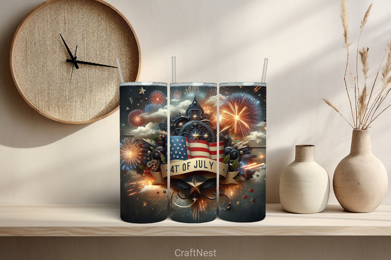 4th of July Tumbler Wrap Bundle 105 - CraftNest - Digital Crafting and Art