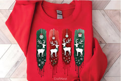 Christmas Reindeer Clipart Bundle 5 - CraftNest - Digital Crafting and Art
