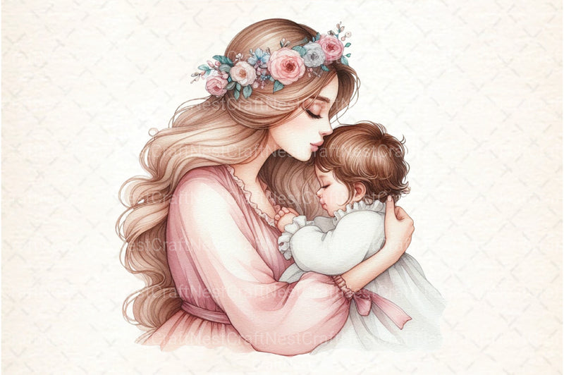 Vintage Mother's Day Clipart Bundle 1 - CraftNest - Digital Crafting and Art