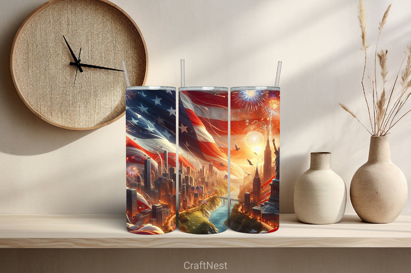 4th of July Tumbler Wrap Bundle 33 - CraftNest - Digital Crafting and Art