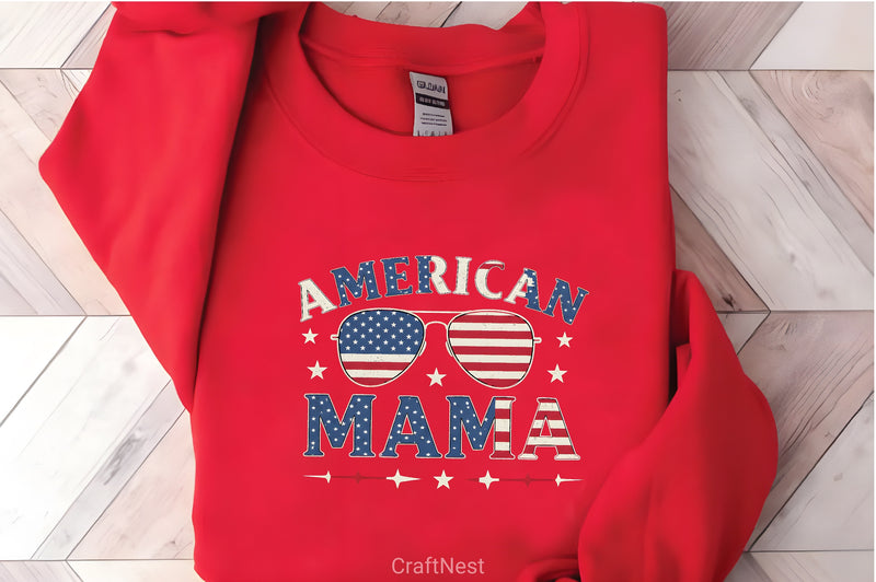American Mama Shirt 4th of July Clipart Bundle - CraftNest - Digital Crafting and Art