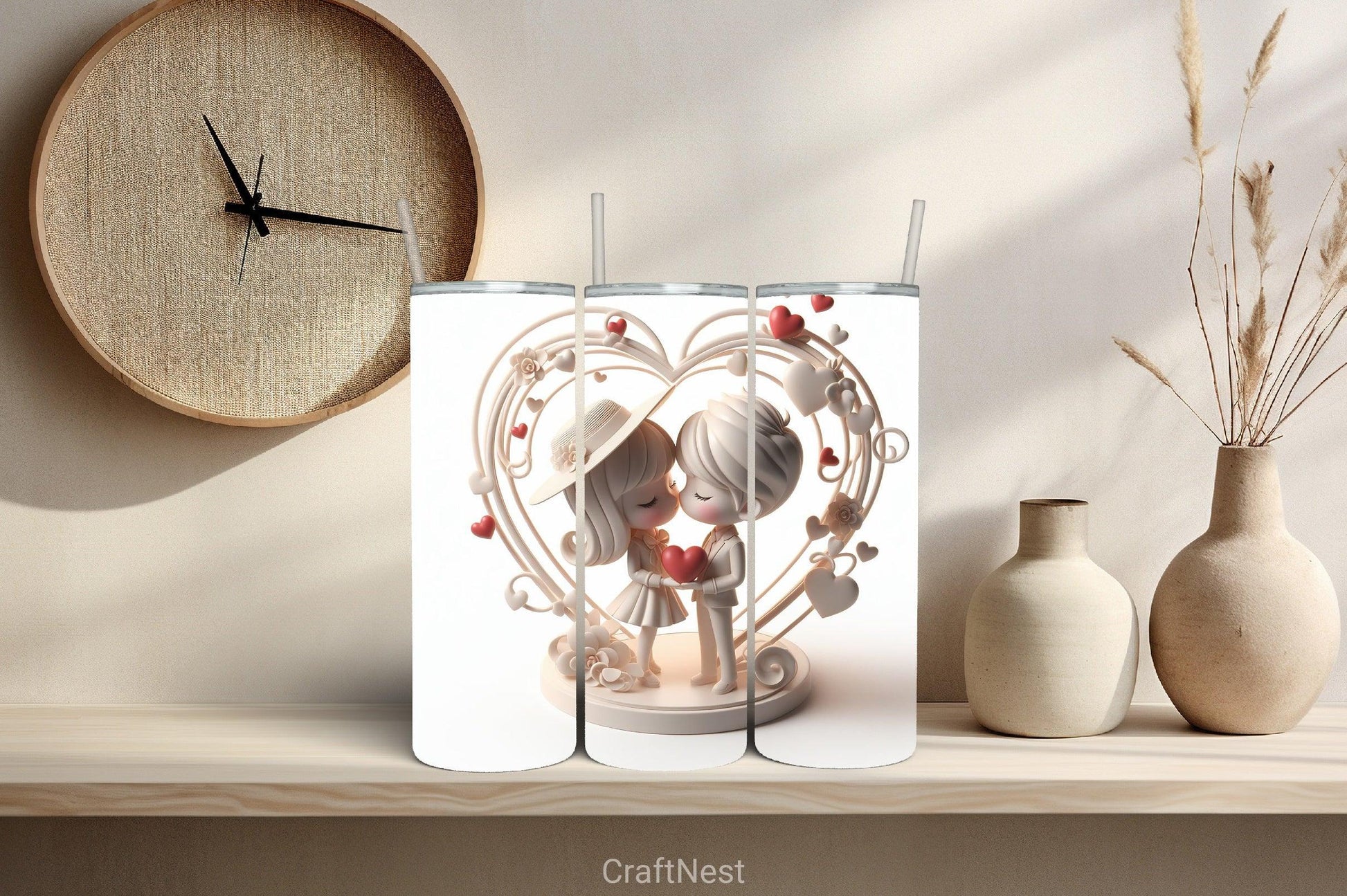 Valentine Tumbler Wrap Bundle 22 - CraftNest - Digital Crafting and Art