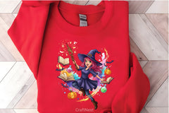 Energetic Halloween Witch Clipart Bundle - CraftNest - Digital Crafting and Art