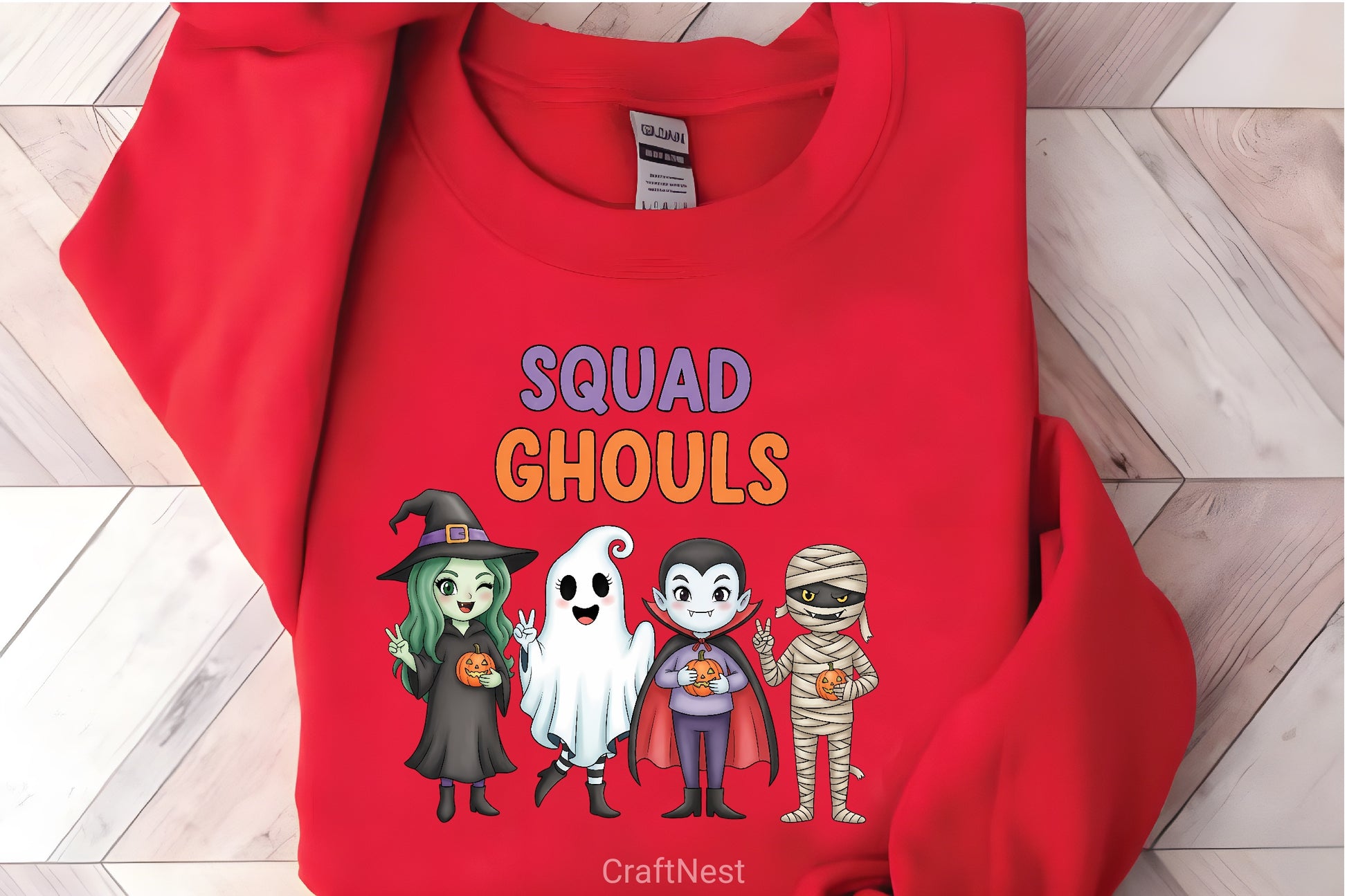 Squad Ghouls Halloween Clipart Bundle - CraftNest - Digital Crafting and Art