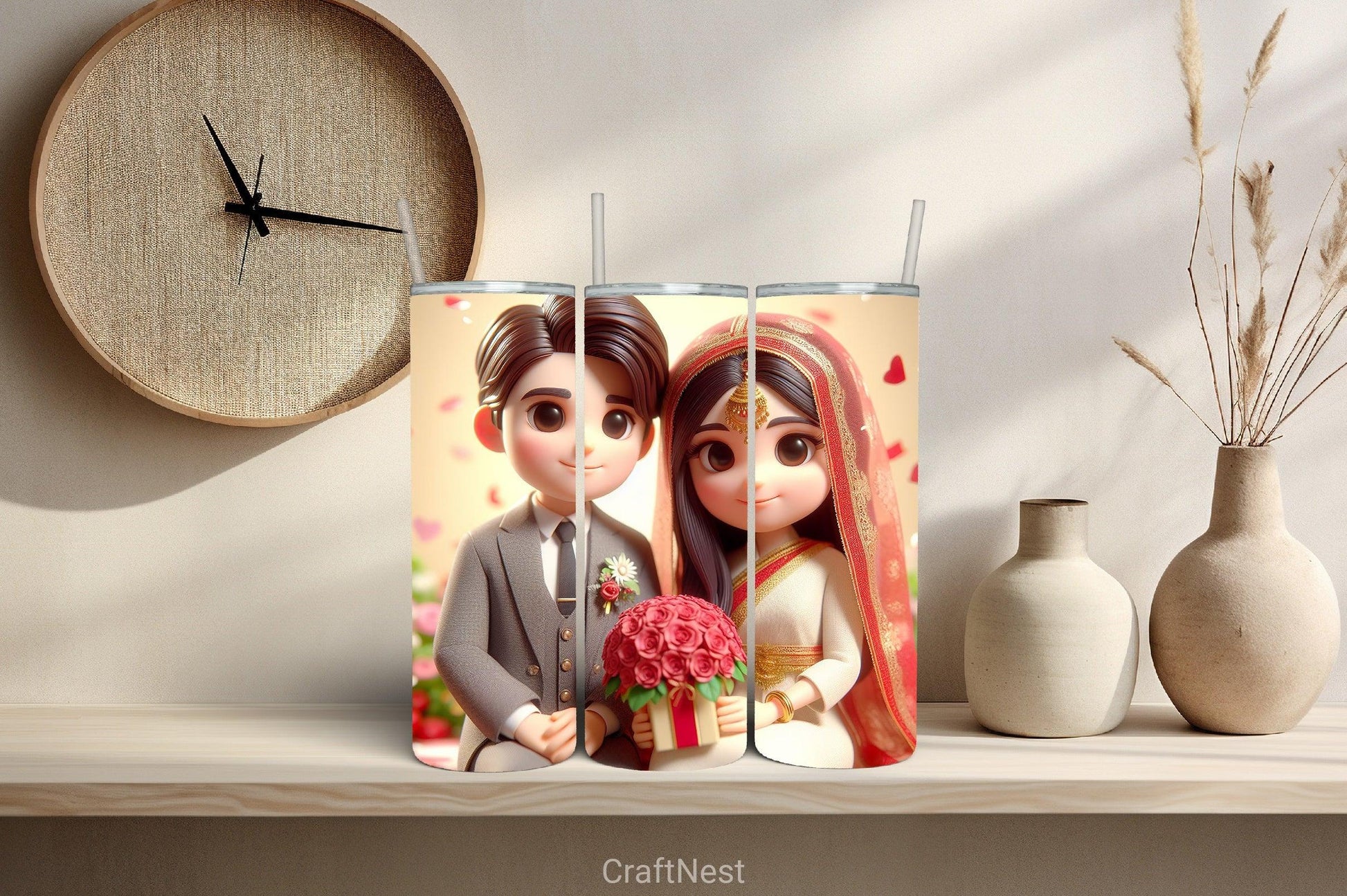 Valentine Tumbler Wrap Bundle 12 - CraftNest - Digital Crafting and Art