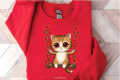 Spring Cat Clipart Bundle 4 - CraftNest - Digital Crafting and Art