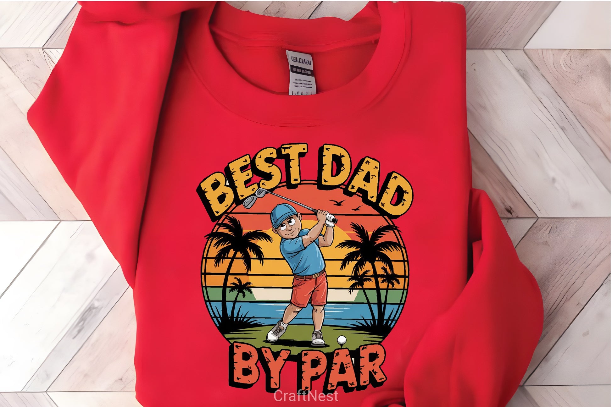 Cartoon Golfer T Shirt Design Bundle - CraftNest - Digital Crafting and Art