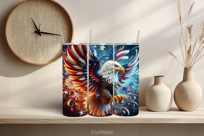 4th of July Tumbler Wrap Bundle 148 - CraftNest - Digital Crafting and Art