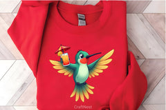 Cute Dabbing Hummingbird Clipart - CraftNest - Digital Crafting and Art