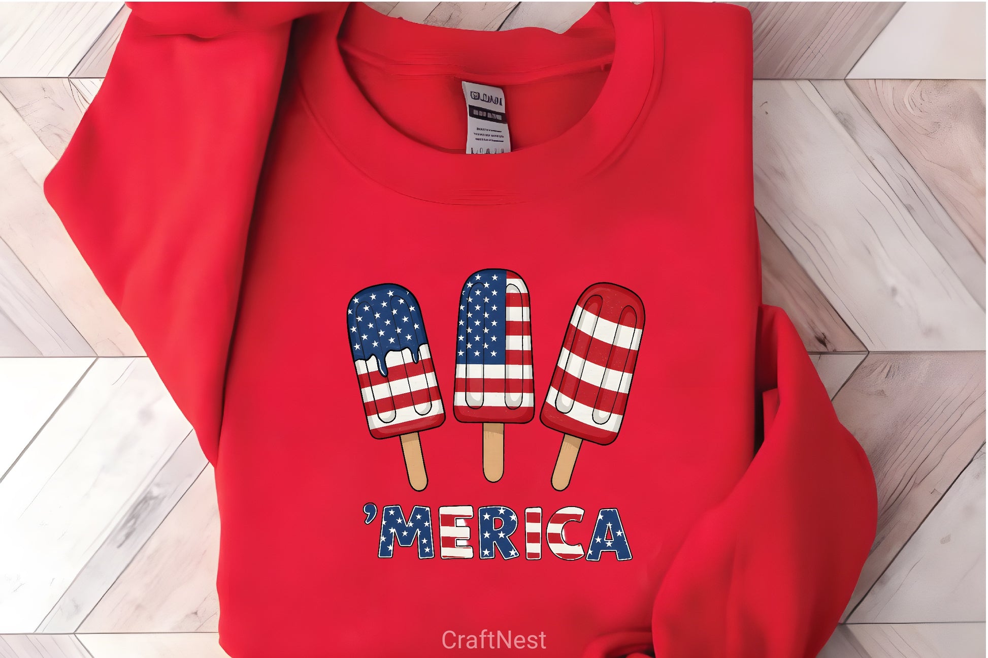 Fourth of July Ice Cream Shirt Clipart Bundle 2 - CraftNest - Digital Crafting and Art