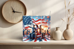 4th of July Tumbler Wrap Bundle 127 - CraftNest - Digital Crafting and Art